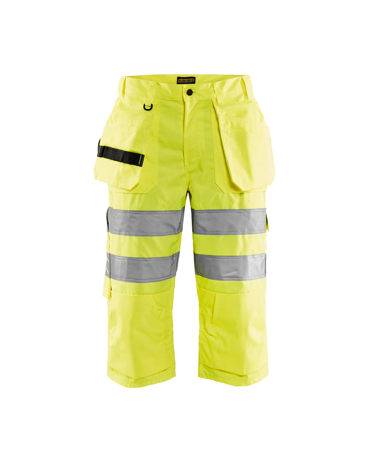 1539 High Vis piraatbroek met gereedschapszakken - High Vis Geel
