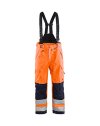 1867 High Vis shell werkbroek - High Vis Oranje/Marineblauw