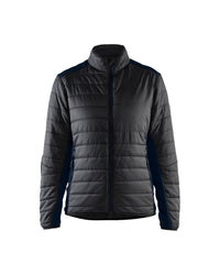 4715 Dames warm gevoerd vest - Zwart/Donker marineblauw