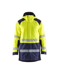4457 Winterparka High Vis - High Vis Geel/Marineblauw