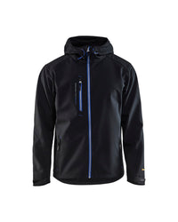 4949 Softshell Jack - Zwart/Korenblauw