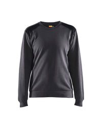 3408 Dames Sweatshirt bi-colour - Medium grijs/Zwart