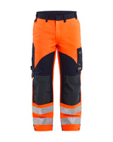 High Vis Oranje/Marineblauw