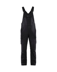 2666 Industrie bretelbroek stretch - Zwart