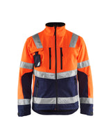 High Vis Oranje/Marineblauw