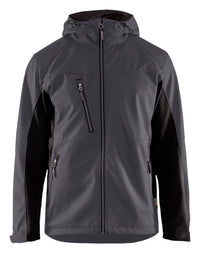 4753 Softshell jack - Medium grijs/Zwart