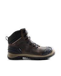 2439 ELITE Hoge Veiligheidsschoen S7S Waterdicht - Bruin/Zwart