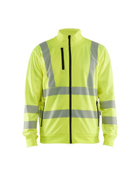 3563 Sweatshirt met rits High Vis - High Vis Geel
