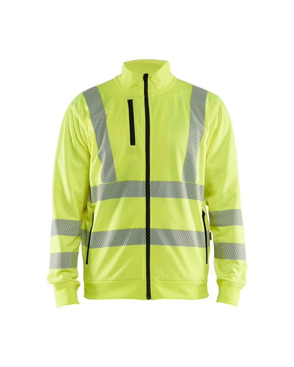 3563 Sweatshirt met rits High Vis - High Vis Geel