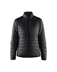 4715 Dames warm gevoerd vest - Zwart/Donkergrijs