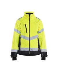 4761 Dames Shell Jack High Vis - High Vis Geel/Zwart