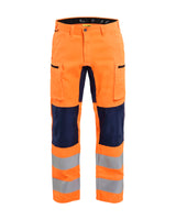 High Vis Oranje/Marineblauw