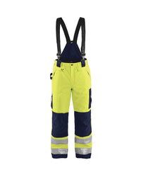 1885 High Vis winterwerkbroek - High Vis Geel/Marineblauw