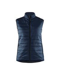 3864 Dames gevoerde bodywarmer - Donker marineblauw