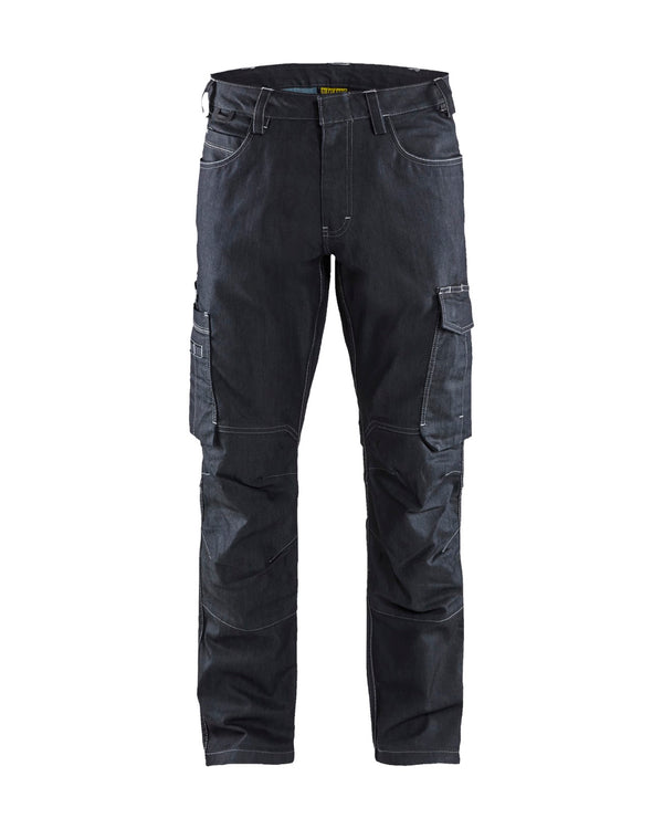 1439 Service werkbroek denim stretch - Marineblauw