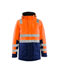 4495 Winterparka High Vis - High Vis Oranje/Marineblauw