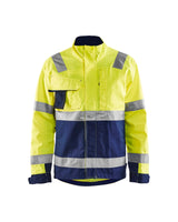 High Vis Geel/Marineblauw
