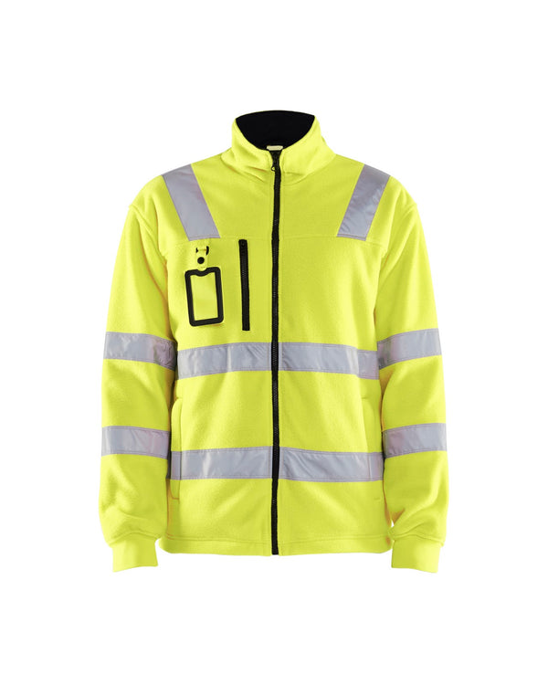 4853 Fleecejas High Vis - High Vis Geel