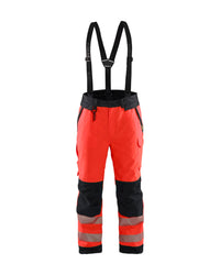 1875 Winterwerkbroek High Vis - High Vis Rood/Zwart