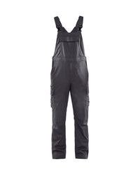 2644 Industrie bretelbroek Stretch - Medium grijs/Zwart