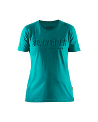 3431 Dames T-shirt 3D - Groenblauw