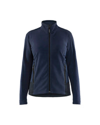 4766 Dames Microfleecevest - Donker marineblauw/Zwart