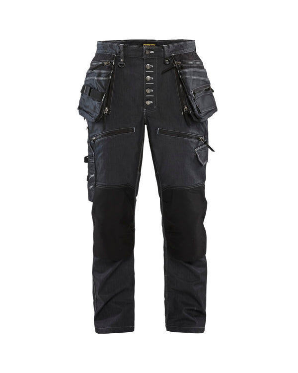 1999 Baggy denim stretch X1900 - Marineblauw/Zwart