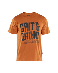 9421 T-shirt Grit & Grind - Roest