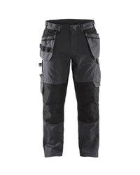 1496 Service werkbroek stretch met gereedschapszakken - Medium grijs/Zwart