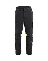 1417 Multinorm werkbroek inherent - Zwart/High Vis Geel
