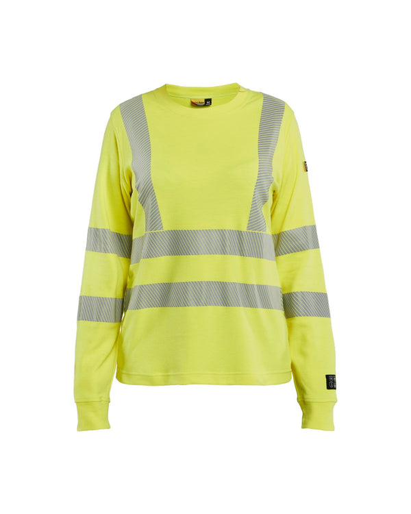 3469 Dames Multinorm T-shirt lange mouwen Inherent - High Vis Geel