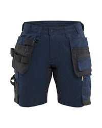 7133 Dames Short 2-weg stretch met gereedschapszakken - Donker marineblauw
