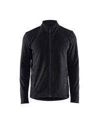 4765 Microfleecevest - Zwart/Medium grijs