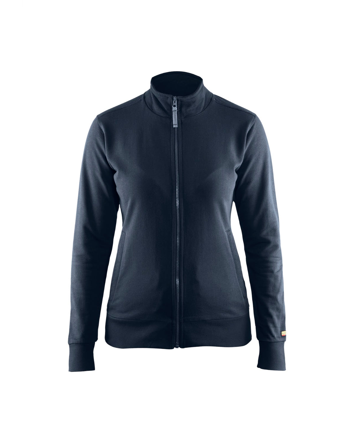 3372 Dames sweatshirt met rits - Donker marineblauw