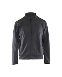 3362 Sweatshirt met rits - Medium grijs/Zwart