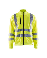 3358 Sweatshirt met rits High Vis - High Vis Geel