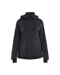 4403 Dames Shell Jack Stretch - Zwart/Zwart
