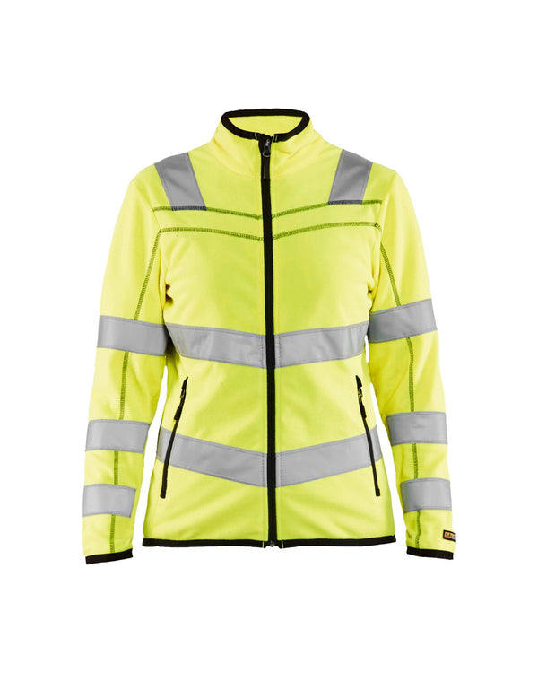4966 Dames Microfleecevest High Vis - High Vis Geel