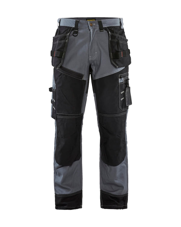 1500 Werkbroek X1500 katoen - Grijs/Zwart