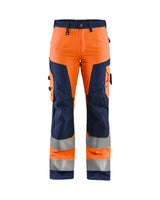 High Vis Oranje/Marineblauw