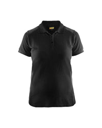3390 Dames poloshirt - Zwart/Donkergrijs