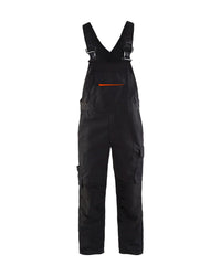 2695 Bretelbroek met stretch - Zwart/Rood
