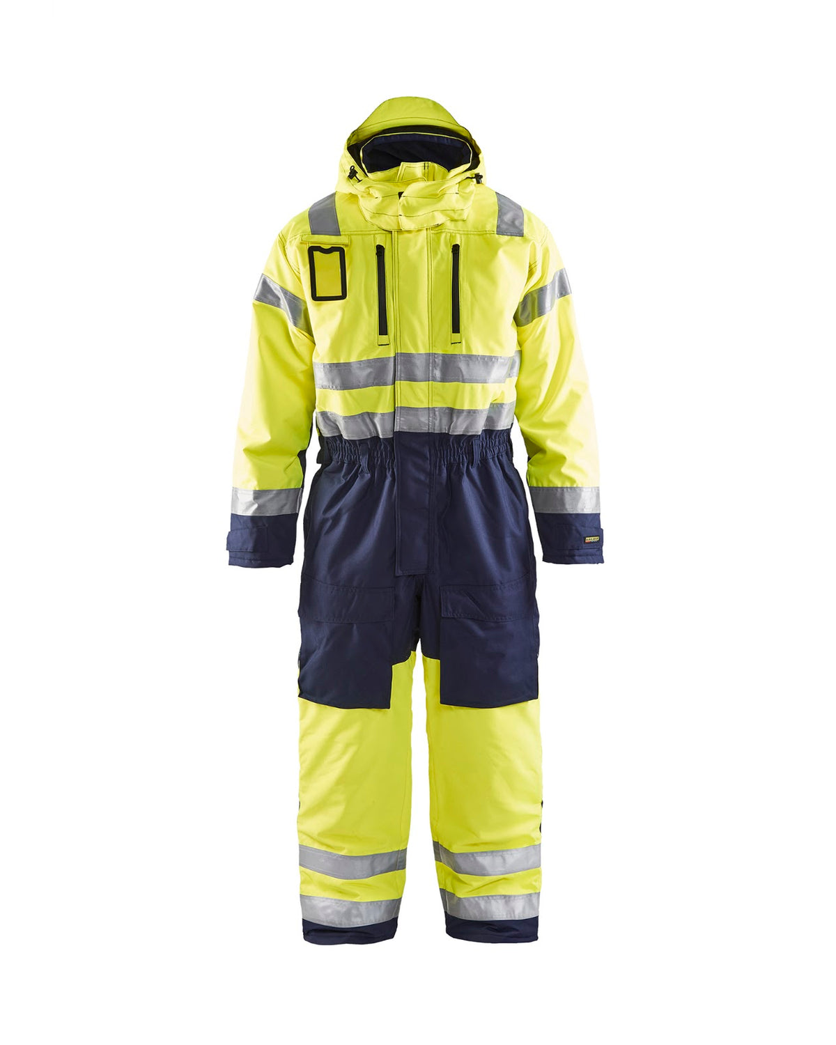 6763 Winteroverall High Vis - High Vis Geel/Marineblauw