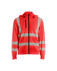 3573 Sweatshirt met afneembare capuchon High Vis - High Vis Rood