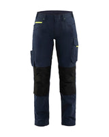 Donker marineblauw/High Vis Geel