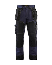 1500 Werkbroek X1500 katoen - Marineblauw/Zwart