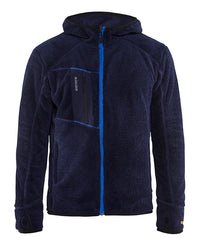 4863 Pilé vest - Marineblauw/Korenblauw