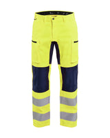 High Vis Geel/Marineblauw