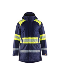 4485 Winterparka High Vis - Marine/High Vis Geel
