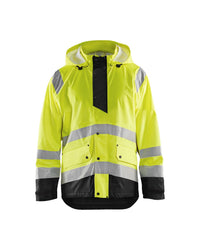 4323 Regenjas High Vis LEVEL 1 - High Vis Geel/Zwart